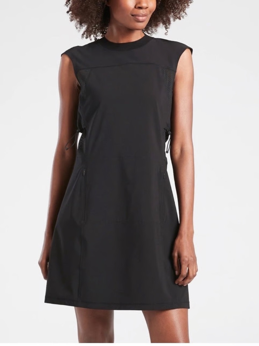 Athleta Black Mini Exercise Dress